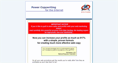 Desktop Screenshot of copywritingsalesletter.com